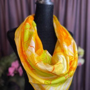 Vintage Chiffon Spring Scarf